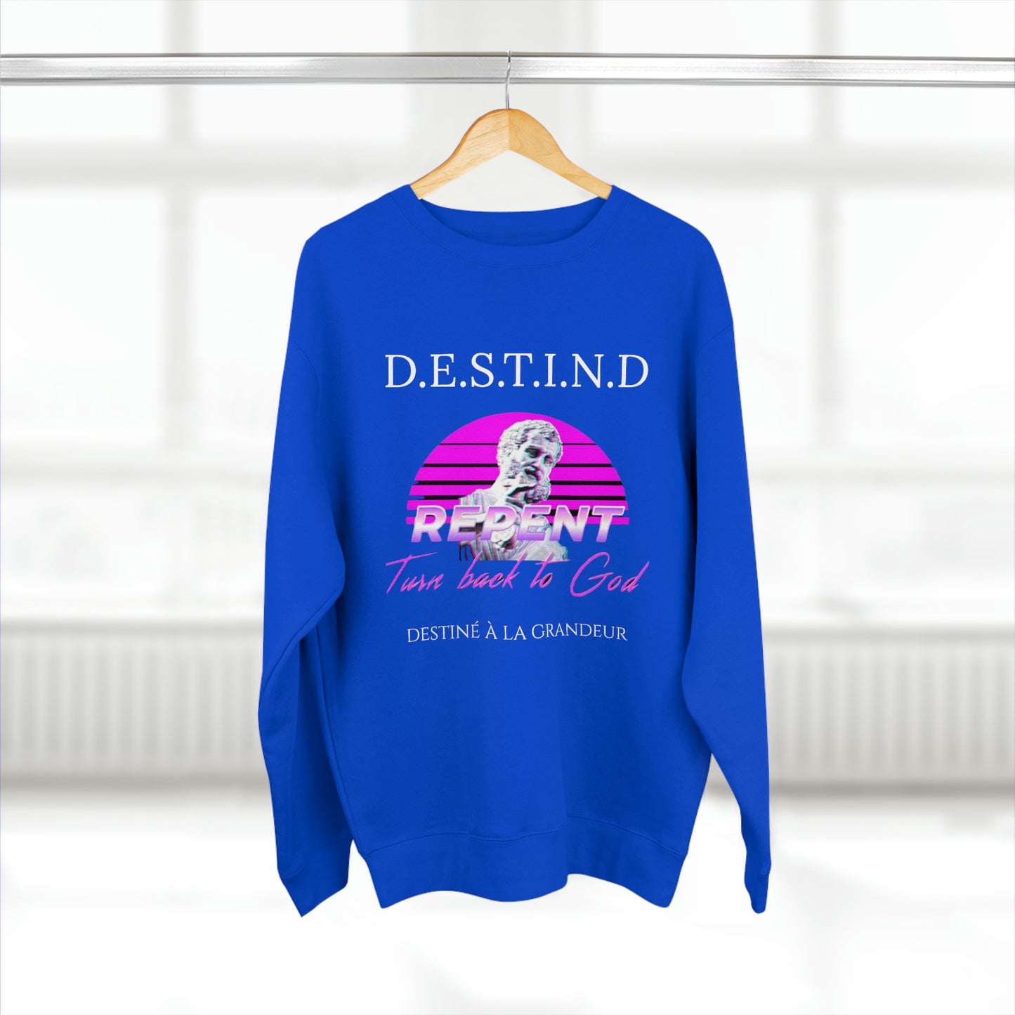 *D.E.S.T.I.N.D” Unisex Premium Crewneck Sweatshirt